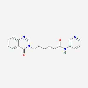 6-(4-oxoquinazolin-3(4H)-yl)-N-(pyridin-3-yl)hexanamide - 880810-58-2