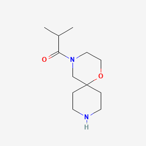 2-Methyl-1-{1-oxa-4,9-diazaspiro[5.5]undecan-4-yl}propan-1-one - 2090511-31-0