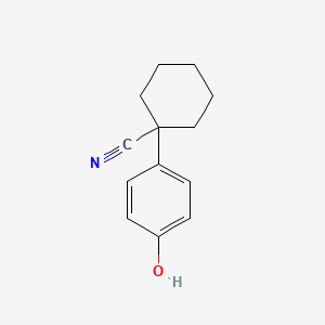 1-(4-Hydroxyphenyl)cyclohexane-1-carbonitrile - 868849-45-0