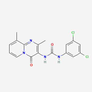 1-(3,5-dichlorophenyl)-3-(2,9-dimethyl-4-oxo-4H-pyrido[1,2-a]pyrimidin-3-yl)urea - 1070961-95-3