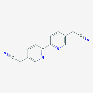 2,2'-([2,2'-Bipyridine]-5,5'-diyl)diacetonitrile - 286380-59-4