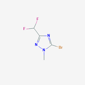5-Bromo-3-(difluoromethyl)-1-methyl-1,2,4-triazole - 2490401-53-9