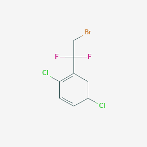 1-(2-Bromo-1,1-difluoroethyl)-2,5-dichlorobenzene - 1447671-90-0