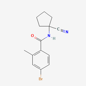 4-bromo-N-(1-cyanocyclopentyl)-2-methylbenzamide - 1275413-87-0
