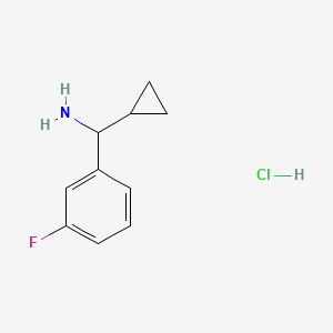 Cyclopropyl(3-fluorophenyl)methanamine hydrochloride - 844470-94-6