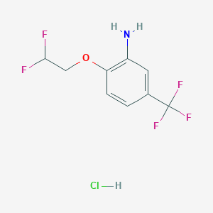2-(2,2-Difluoroethoxy)-5-(trifluoromethyl)aniline hydrochloride - 1431966-57-2