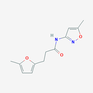 3-(5-methylfuran-2-yl)-N-(5-methyl-1,2-oxazol-3-yl)propanamide - 838406-24-9
