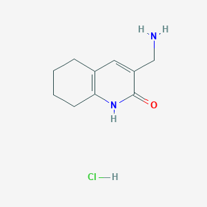 3-(Aminomethyl)-5,6,7,8-tetrahydroquinolin-2-ol hydrochloride - 2059971-68-3