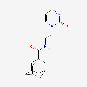 (3r,5r,7r)-N-(2-(2-oxopyrimidin-1(2H)-yl)ethyl)adamantane-1-carboxamide - 2319784-69-3