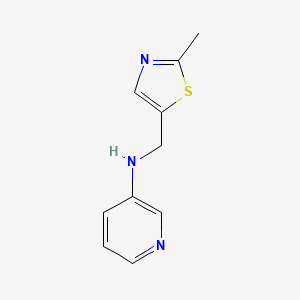 N-[(2-methyl-1,3-thiazol-5-yl)methyl]pyridin-3-amine - 1184703-86-3