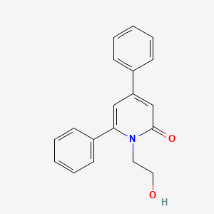 1-(2-Hydroxyethyl)-4,6-diphenyl-1,2-dihydropyridin-2-one - 99895-18-8