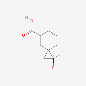 2,2-Difluorospiro[2.5]octane-7-carboxylic acid - 2306264-35-5
