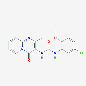 1-(5-chloro-2-methoxyphenyl)-3-(2-methyl-4-oxo-4H-pyrido[1,2-a]pyrimidin-3-yl)urea - 1060330-82-6