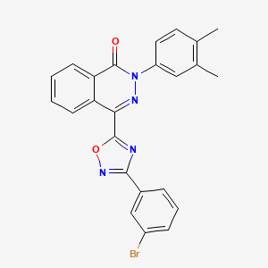 4-[3-(3-bromophenyl)-1,2,4-oxadiazol-5-yl]-2-(3,4-dimethylphenyl)phthalazin-1(2H)-one - 1291847-58-9