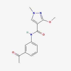 N-(3-acetylphenyl)-3-methoxy-1-methyl-1H-pyrazole-4-carboxamide - 1014027-77-0