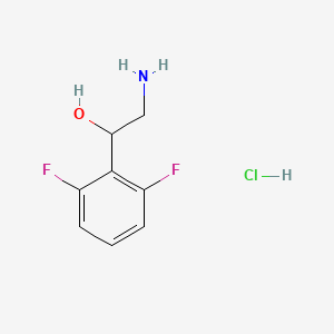2-Amino-1-(2,6-difluorophenyl)ethan-1-ol hydrochloride - 1333642-90-2