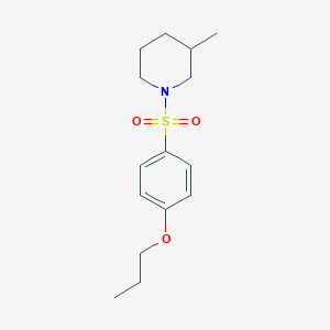 3-Methyl-1-(4-propoxybenzenesulfonyl)piperidine - 508233-23-6