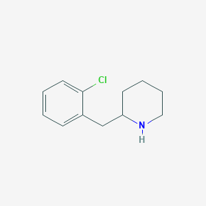 2-[(2-Chlorophenyl)methyl]piperidine - 383128-77-6