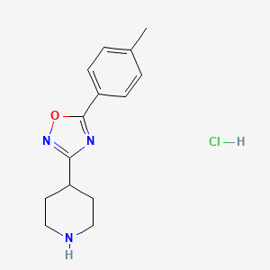 4-[5-(4-Methylphenyl)-1,2,4-oxadiazol-3-yl]piperidine hydrochloride - 2059015-10-8