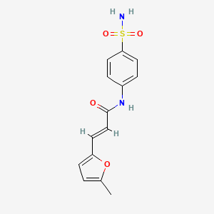 (2E)-3-(5-methylfuran-2-yl)-N-(4-sulfamoylphenyl)prop-2-enamide - 514822-14-1