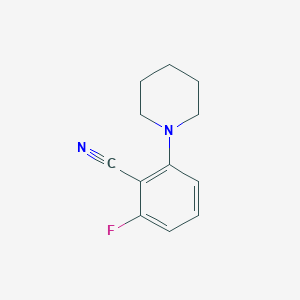 2-Fluoro-6-(piperidin-1-yl)benzonitrile - 646989-68-6