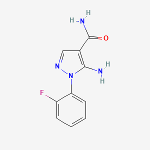 5-Amino-1-(2-fluorophenyl)-1h-pyrazole-4-carboxamide - 630107-81-2