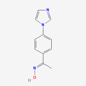 1-(4-(1H-Imidazol-1-yl)phenyl)ethanone oxime - 146139-83-5