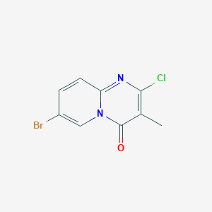 7-Bromo-2-chloro-3-methyl-4H-pyrido[1,2-a]pyrimidin-4-one - 2137981-98-5