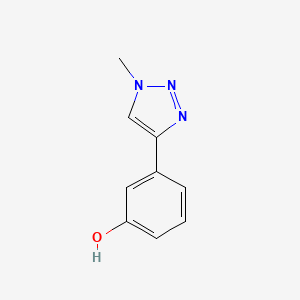 3-(1-Methyltriazol-4-yl)phenol - 1855672-27-3
