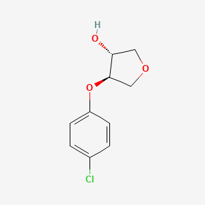 (3R,4R)-4-(4-chlorophenoxy)oxolan-3-ol - 2023179-75-9; 2165806-32-4