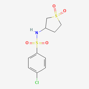 4-chloro-N-(1,1-dioxothiolan-3-yl)benzenesulfonamide - 307514-10-9