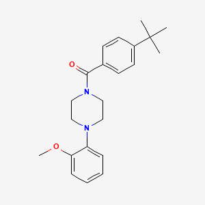 1-(4-Tert-butylbenzoyl)-4-(2-methoxyphenyl)piperazine - 260442-74-8