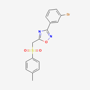 3-(3-Bromophenyl)-5-(tosylmethyl)-1,2,4-oxadiazole - 1105223-91-3