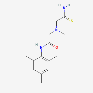 2-[(carbamothioylmethyl)(methyl)amino]-N-(2,4,6-trimethylphenyl)acetamide - 871548-22-0