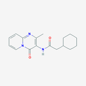 2-cyclohexyl-N-{2-methyl-4-oxo-4H-pyrido[1,2-a]pyrimidin-3-yl}acetamide - 946335-69-9
