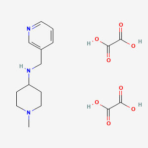 1-Methyl-N-(pyridin-3-ylmethyl)piperidin-4-amine dioxalate - 1609402-87-0