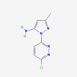 1-(6-chloropyridazin-3-yl)-3-methyl-1H-pyrazol-5-amine - 70588-91-9