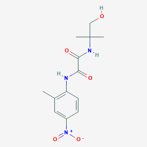 N1-(1-hydroxy-2-methylpropan-2-yl)-N2-(2-methyl-4-nitrophenyl)oxalamide - 941895-69-8