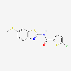 5-chloro-N-(6-(methylthio)benzo[d]thiazol-2-yl)thiophene-2-carboxamide - 899982-82-2
