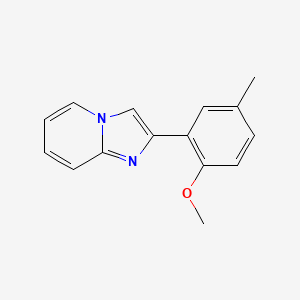 2-(2-Methoxy-5-methylphenyl)imidazo[1,2-a]pyridine - 952958-59-7