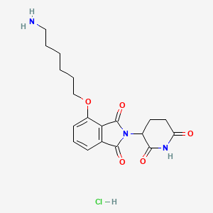 Thalidomide-O-C6-NH2 (hydrochloride) - 2245697-88-3