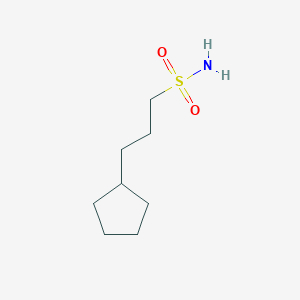 3-Cyclopentylpropane-1-sulfonamide - 1565613-43-5