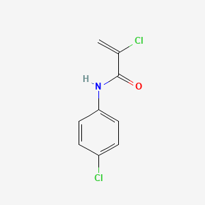 2-chloro-N-(4-chlorophenyl)prop-2-enamide - 6090-85-3