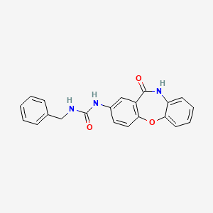 1-Benzyl-3-(11-oxo-10,11-dihydrodibenzo[b,f][1,4]oxazepin-2-yl)urea - 1203415-82-0
