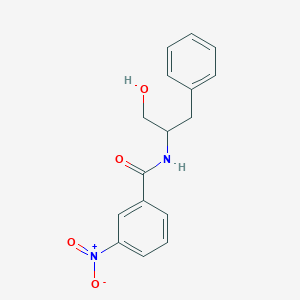 N-(1-hydroxy-3-phenylpropan-2-yl)-3-nitrobenzamide - 478040-50-5