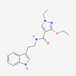 3-ethoxy-1-ethyl-N-[2-(1H-indol-3-yl)ethyl]-1H-pyrazole-4-carboxamide - 1014088-85-7