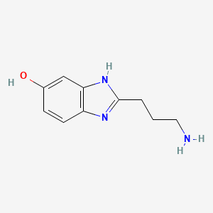 2-(3-Amino-propyl)-1H-benzoimidazol-5-ol - 878430-55-8