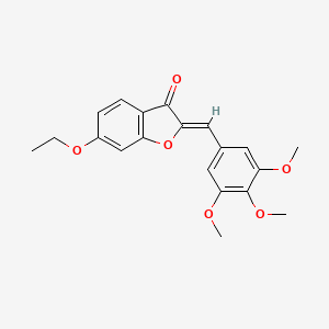 (Z)-6-ethoxy-2-(3,4,5-trimethoxybenzylidene)benzofuran-3(2H)-one - 858769-63-8