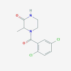 4-(2,5-Dichlorobenzoyl)-3-methylpiperazin-2-one - 1214035-82-1