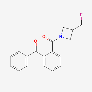(2-Benzoylphenyl)(3-(fluoromethyl)azetidin-1-yl)methanone - 2034306-49-3